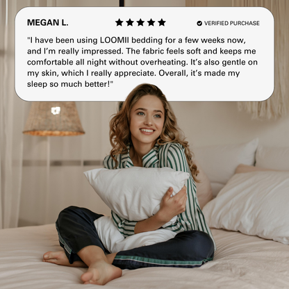 Ocean Blue Eucalyptus Lyocell Bedding Set