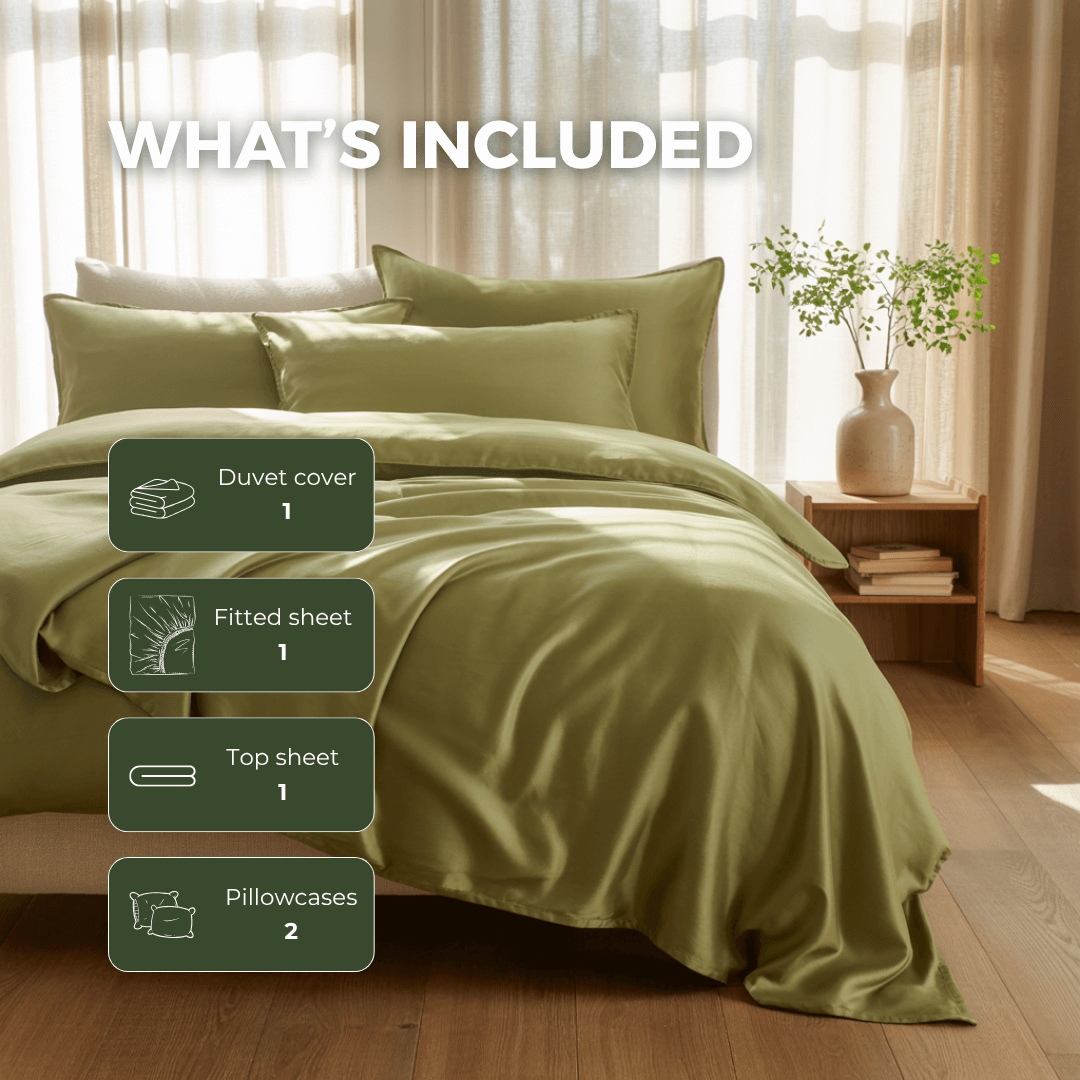 TENCEL™ Sateen Bedding Set – Loomii TENCEL™ Sateen Bedding Set – Loomii