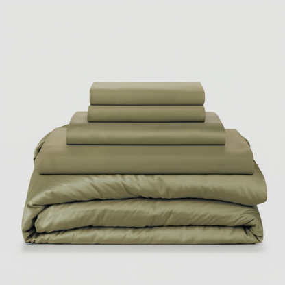 Dark Brown Eucalyptus Lyocell Bedding Bundle