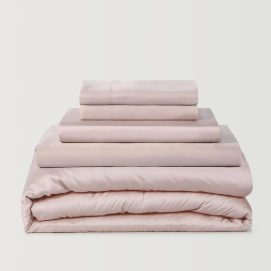Light Pink Eucalyptus Lyocell Bedding Bundle